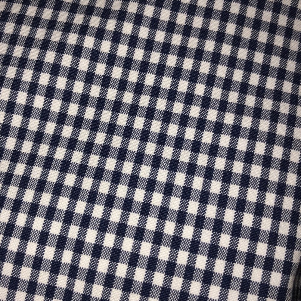 🗝TALBOTS🗝PETITE SLEEVELESS GINGHAM PEPLUM TOP🗝 - Picture 6 of 7